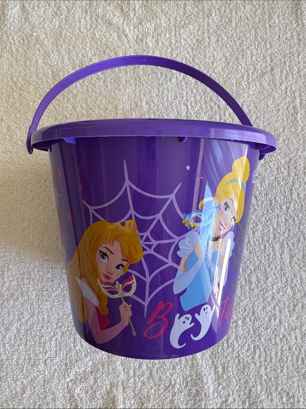 Disney Purple “Disney Princess” Halloween Treat Candy Bucket